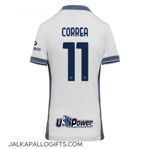 Inter Milan Joaquin Correa #11 Vieraspaita Naiset 2024-25 Lyhythihainen